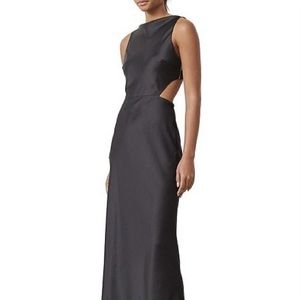 BNWT Bec & Bridge Silk Midi Dress with Open Back. (Size AU 8 / US 4/6)